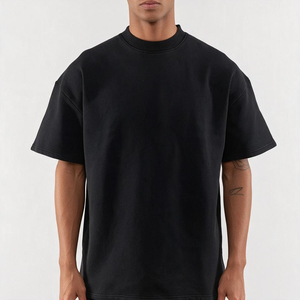 T-Shirt Unisex Oversize con Logo Personalizzato, <span class=keywords><strong>Stampa</strong></span> Serigrafica, 100% Cotone, Alta <span class=keywords><strong>Qualità</strong></span>, Produttore <span class=keywords><strong>di</strong></span> T-Shirt Pesanti - Product Image 1