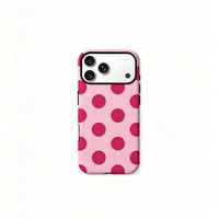 Motif de points simples. Coque magnétique deux-en-un pour iPhone 17 Pro Max, compatible avec iPhone 16/15