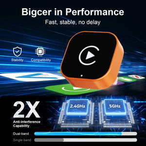 Adaptateur CarPlay Android Auto filaire/sans fil 2-en-1 Amazon, ports USB-C et USB-A portables, Plug and Play, compatibilité universelle, Wi-Fi 5,8 GHz - Product Image 6