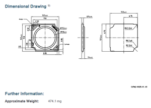 OSRAM SOLERIQ S 9 GW, LED COB de Alta Potencia de 9,3 W, 2700K-4000K, 13,5x13,5mm, 2, 1, 2, 1, 2, 2, 1, 2 - Product Image 6