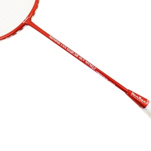 Raquette de <span class=keywords><strong>badminton</strong></span> personnalisée en fibre de carbone sans joint pour entraînement professionnel avec poignée en PU de haute qualité - Product Image 4