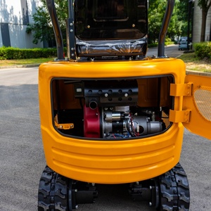 Mini-excavatrice HIGHTOP Factory Pilot <span class=keywords><strong>Joystic</strong></span> 1 tonne, pelle hydraulique HT10A, micro-pelle avec bras pivotant et godet offert - Product Image 4