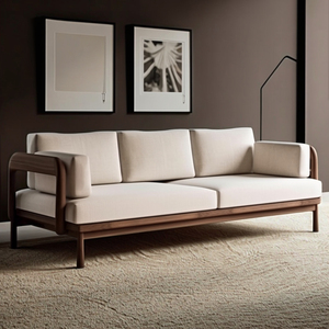 <span class=keywords><strong>Canapé</strong></span> en bois massif pour petits appartements Clubs d'auberges-Disponible en tailles simples doubles triples - Product Image 3