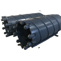 Tige de forage dentée insérée pour la foreuse de pieux de fondation Hunan Unicorn |   Boîtier de baril soudé 50-150MPa Sq Kelly Box 200mm