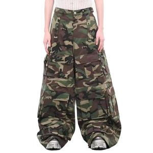 Pantalones Cargo Anchos para Hombre con Estampado de Camuflaje, Corte Holgado y Personalizado, Precio al por Mayor - Product Image 1