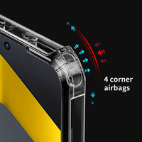 Carcasa Ultrafina para Xiaomi Mi POCO M8 M7 M6 M5 M4 M3 M2 Pro Plus, Funda Protectora Resistente a Caídas, Transpirable, Marco Negro, Cubierta Acrílica