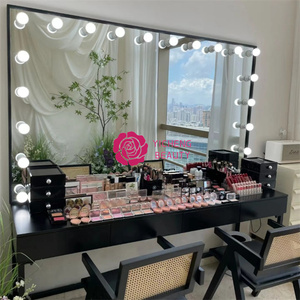 Estación de espejo de <span class=keywords><strong>maquillaje</strong></span> <span class=keywords><strong>profesional</strong></span> Yicheng Beauty, tienda de <span class=keywords><strong>maquillaje</strong></span> de Estudio Avanzado, tocador de estudio con alta calidad - Product Image 5