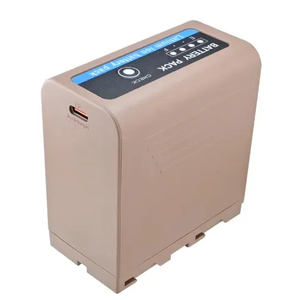 Sortie USB 6600mAh pour batterie NP-F970 <span class=keywords><strong>Sony</strong></span> avec indicateur d'alimentation LED Compatible F960 F970 F550 F570 F750 F770 MC1500C 190P - Product Image 1