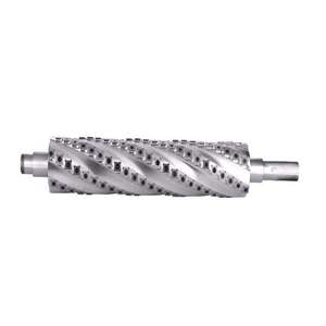 Herramientas para trabajar la madera: Cabezal de fresado espiral helicoidal con cuchillas de carburo para espigadora - Product Image 1