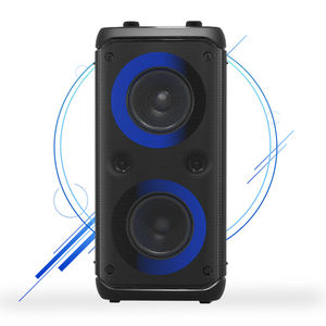 Magic Sound Big Power 4 pulgadas Karaoke portátil Audio Disco Live Band Altavoces Mini Subwoofers con 2PCs Micrófonos - Product Image 4