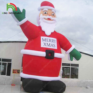 Père noël géant <span class=keywords><strong>gonflable</strong></span> décorations de noël rétro pour cour/publicité extérieure/décoration de maison - Product Image 3