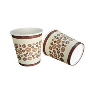 Gobelet en papier kraft blanc jetable à paroi simple, gobelet écologique idéal pour le café, le thé et les boissons gazeuses, haute qualité - Product Image 3