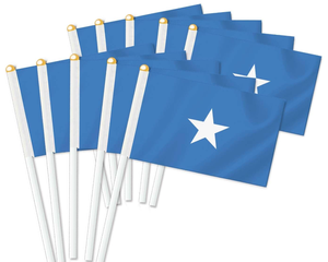 Articoli di promozione colore <span class=keywords><strong>blu</strong></span> <span class=keywords><strong>stella</strong></span> <span class=keywords><strong>bianca</strong></span> <span class=keywords><strong>bandiere</strong></span> nazionali di tutti i paesi che sventolano bandiera dell'onda della mano Somali - Product Image 6