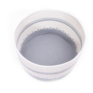 Suave y hermoso cesta de almacenamiento de cuerda de algodón cesta para <span class=keywords><strong>casa</strong></span> y lavandería - Product Image 3