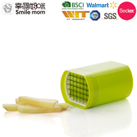 Smile Mom Coupe-légumes manuel 3-en-1 multifonction écologique en plastique pour carottes, pommes de terre et autres légumes