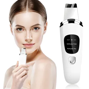 New Beauty 2024 Professional Personal Care Face Exfoliating Device Deep Cleansing Ultrasonic Face Spatula Facial Skin Scrubber