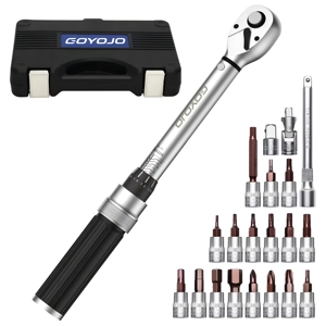 Clé dynamométrique réglable GOYOJO la plus vendue, kit 2-24 Nm, entraînement en pouces, outil de réparation métrique OEM pour l'entretien routier et montanais - Product Image 2