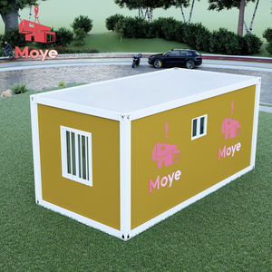Paquete plano de madera de acero portátil moderno contenedor prefabricado hogar cocina jardín cobertizo edificio de oficinas sala de estar <span class=keywords><strong>tierra</strong></span> sin usar - Product Image 2