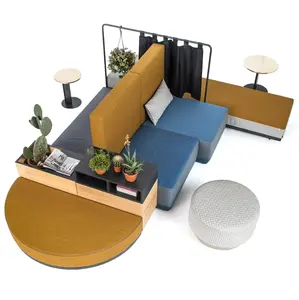 Conjunto de sofás suaves de lujo con respaldo alto, conjunto de sofás de diseño, para sala de estar y oficina, ULT-CSM-JAY3, gran oferta