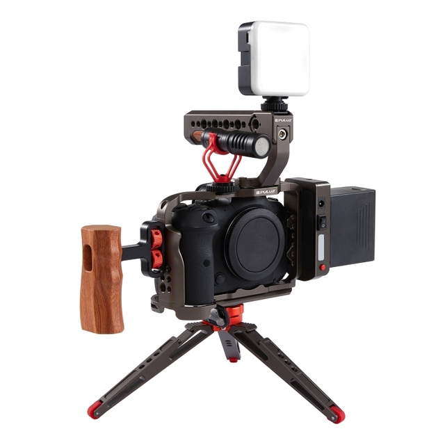 Hot Selling PULUZ Video Camera Cage Stabilizer Without Handle Camera Dslr Cage for Canon EOS R5