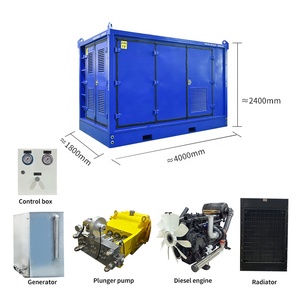 Pompe à eau haute pression à moteur diesel pour le nettoyage à l'eau froide, nouveau réservoir d'huile moteur en métal, élimination de la rouille, lavage de voitures - Product Image 2