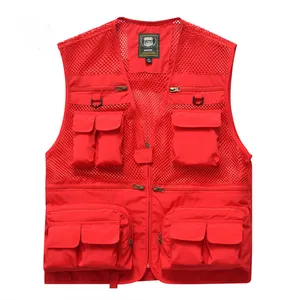 NEW tactical multifunction breathable unloading fishing men s utility vest