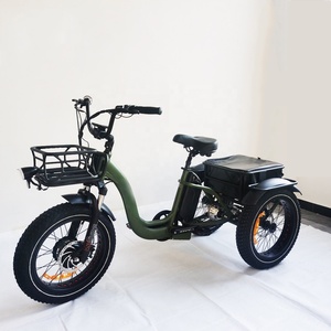 <span class=keywords><strong>Vélo</strong></span> électrique à trois roues motrices avant 2025 avec panier 750w gros pneu Cargo <span class=keywords><strong>vélo</strong></span> électrique - Product Image 5