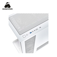AntarcChill White Mid Tower Dual Compartment PC Case Support MATX ITX 240 Radiator USB 3.0 Wholesale