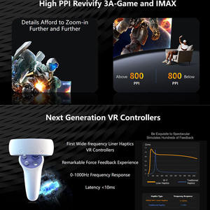 Realidade virtual tudo-em-um hd visão óculos jogo de realidade virtual óculos inteligentes vr 3d cinema óculos - Product Image 6