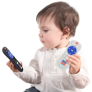 Уникальная силиконовая Гибкая детская игрушка-грызунок с пультом дистанционного управления