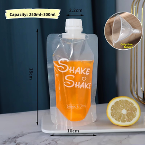 Bolsa de Embalaje Segura con Boquilla de Succión de 0.8 cm, Bolsa con Boquilla Superior para Alimentos, Grado Alimenticio PET/PE para Bebidas Líquidas, <span class=keywords><strong>Yema</strong></span> de Huevo - Product Image 5