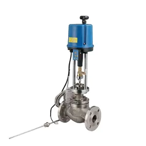 ZZWPEタイプ電気蒸気温度制御バルブ電気水圧レギュレーター付き電気温度制御バルブ - Product Image 1