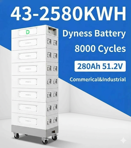 Аккумуляторный блок для хранения солнечной энергии Dyness Stack280, модульный, 40 кВт·ч, 200 кВт·ч, 300 кВт·ч, 500 кВт·ч, 1000 кВт·ч, 1 МВт·ч, 2 МВт·ч, 51.2В, 280А·ч, LiFePO4, с BMS - Product Image 1