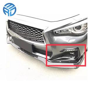MRD <span class=keywords><strong>pour</strong></span> Infiniti Q50 <span class=keywords><strong>Sport</strong></span> 2018 + lunettes de brouillard en Fiber de carbone véritable pièces de brouillard en fibre de carbone ordinaire en carbone et nid d'abeille - Product Image 1