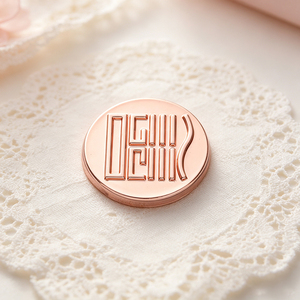 "nickel logo perfume label electroformed nickel sticker 3d metal perfume label" - Product Image 4