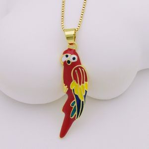 Pendentif Carte du <span class=keywords><strong>Venezuela</strong></span> Personnalisé avec Perroquet Coloré, Plaqué Or Cuivre et Émail Coloré, Accessoire de Collier - Product Image 4