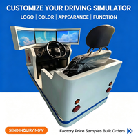 Simulador de Conducción de Alta Simulación, Simulador de Conducción Completo con Volante, Pedales y Asiento