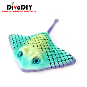Figura de Tortuga Marina DiveDIY, Decoración de Animales Oceánicos, Estilo Resina Ecológica PLA, Mini Estatua de Tortuga, Regalo para Buceadores DA009 China - Product Image 4