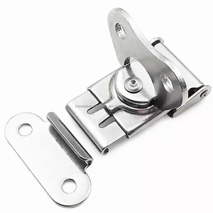 Verrou à bascule sans ressort en acier inoxydable, boîtier de sécurité, montage en surface, verrou à papillon rotatif - Product Image 4