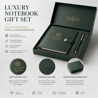 Carnet de notes personnalisé en cuir PU rigide avec fermeture magnétique, 100 feuilles, coffret cadeau de luxe pour écriture, bureau, accueil des employés, personnalisation de marque
