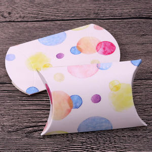 بيع بالجملة مخصص ورقة صغيرة وسادة مربع الحلوى الحلوى شخصية مربع الحلوى حار بيع الزفاف حفلة عيد ميلاد صناديق الحلوى - Product Image 3