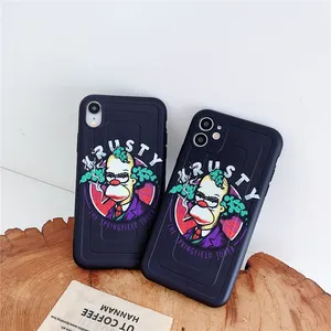 US Cartoon Funny clown family characters Phone Case For iphone 11 12 Pro Max X XS XR 7 plus SE2 Cool Anime Silicone Soft Cover