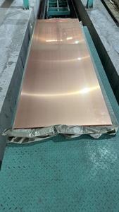 4X8 hojas rojas personalizadas 99.9% bronce puro/latón T2 Placa de hoja gruesa de cátodo de cobre - Product Image 3