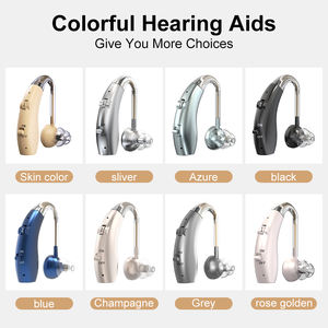 Aides auditives BTE analogiques rechargeables, amplificateur sonore double oreille OTC, réduction du bruit, garantie 12 mois pour les seniors - Fabricant - Product Image 3