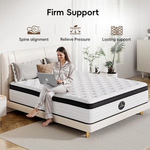 Colchón Moderno Híbrido de Muelles Ensacados con Espuma Viscoelástica y Acústica, Tamaño Personalizado Individual/King, para Hogar, Dormitorio u Hotel, Empacado en Caja - Product Image 3