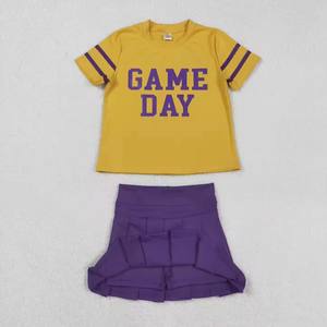 ชุดเชียร์ลีดเดอร์ 8 สไตล์ สำหรับสาวๆ ชุดออกกำลังกายสองชิ้น ชุดโยคะ ชุดกีฬา ชุดเชียร์กีฬา - Product Image 2