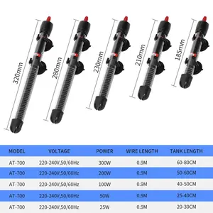 Xilong AT700 fish tank heater glass heating rod temperature controller automatic constant temperature heating rod for aquarium