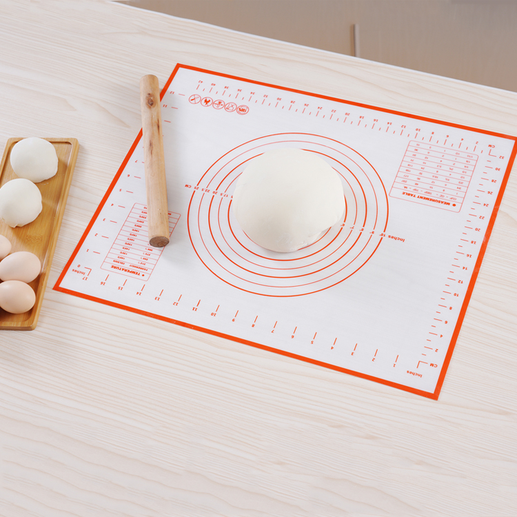 Pastry mat with measurement