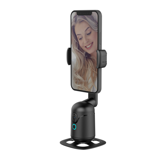 Q7 Auto Face Tracking Tripod 360degree Rotation AI Smart Shooting Phone Holder for Live Vlog Streaming Video Selfie Stick Gimbal