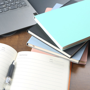 Venta al por mayor logotipo personalizado A5 A6 A7 cuero PU encuadernado planificador de oficina diario de reuniones de negocios <span class=keywords><strong>libros</strong></span> y libretas - Product Image 6
